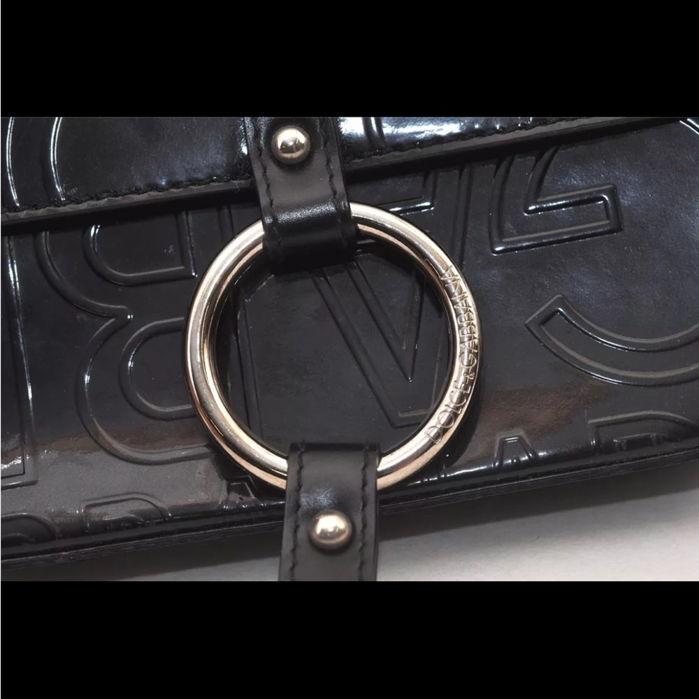 Dolce & Gabbana Black Patent Shoulder Bag EUC - Picture 9 of 17